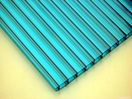 Soundproof Heat Insulation Light Weight Polycarbonate Hollow Sheet 4mm-30mm