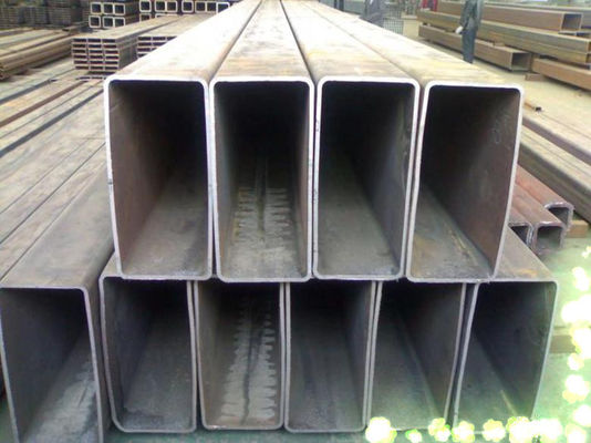 ERW Hot Rolled Longitudinal Welded Rectangular Steel Tube / Structural Rectangular Tube