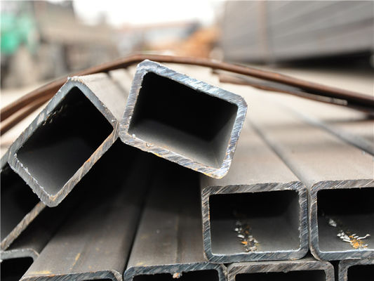 ERW Hot Rolled Longitudinal Welded Rectangular Steel Tube / Structural Rectangular Tube