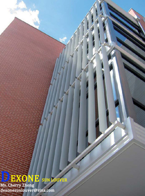 Vertikales Jalousienaluminium benutzt für FassadenZwischenwand
